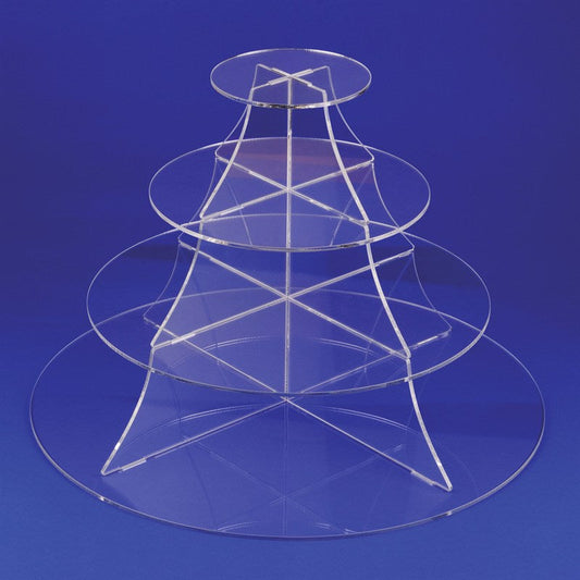 4-Tiered Food/Cake Stand Display Stand by The Acrylic Factory | The Acrylic Factory Sdn Bhd