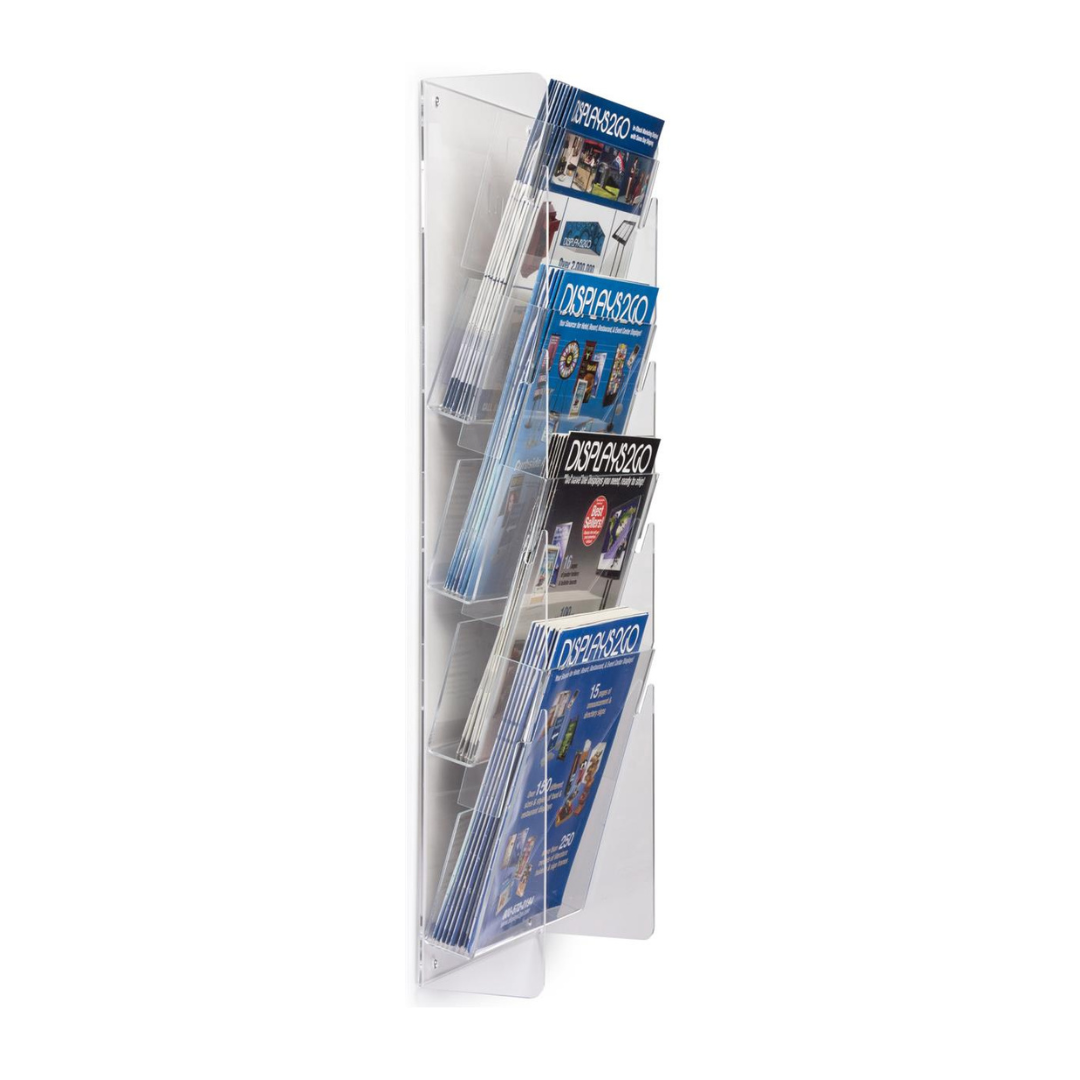 4-Tiered Magazine Wall Rack Display Stand by The Acrylic Factory | The Acrylic Factory Sdn Bhd