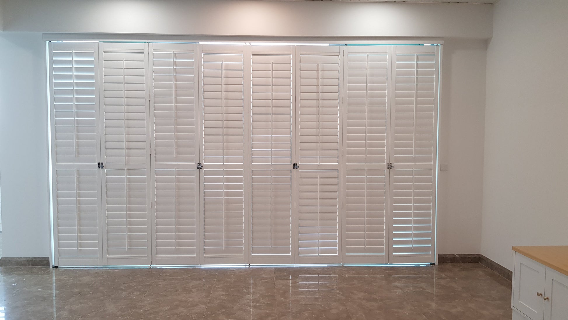 Bifold Door Vinyl Shutter by The Acrylic Factory Sdn Bhd | The Acrylic Factory Sdn Bhd