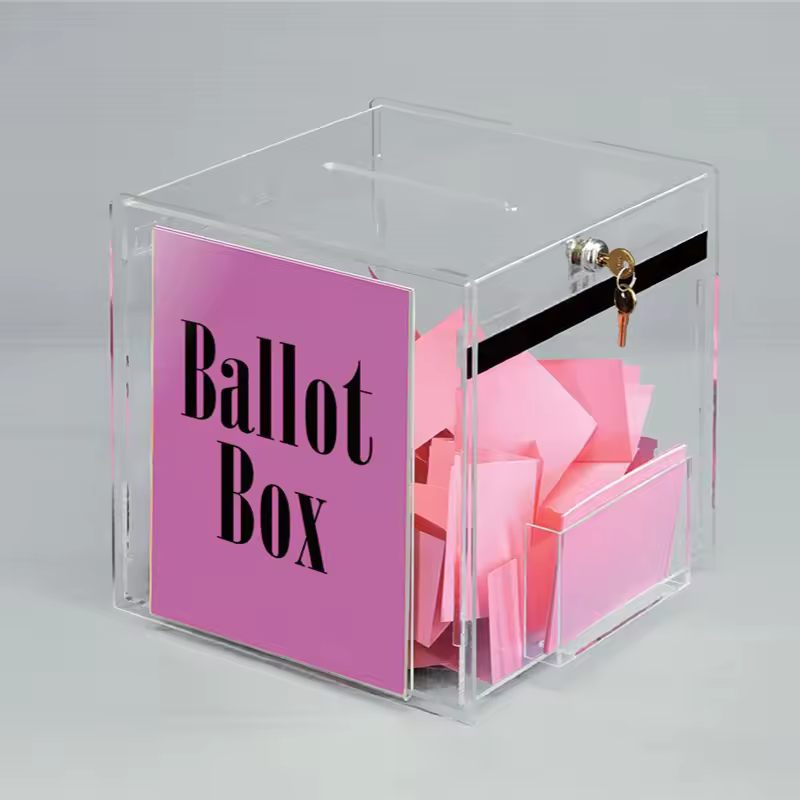 Multifunction Ballot Box Ballot Box by The Acrylic Factory | The Acrylic Factory Sdn Bhd