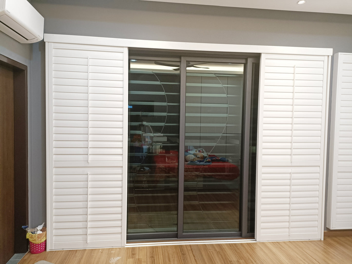 Sliding Door Vinyl Shutter by The Acrylic Factory Sdn Bhd | The Acrylic Factory Sdn Bhd