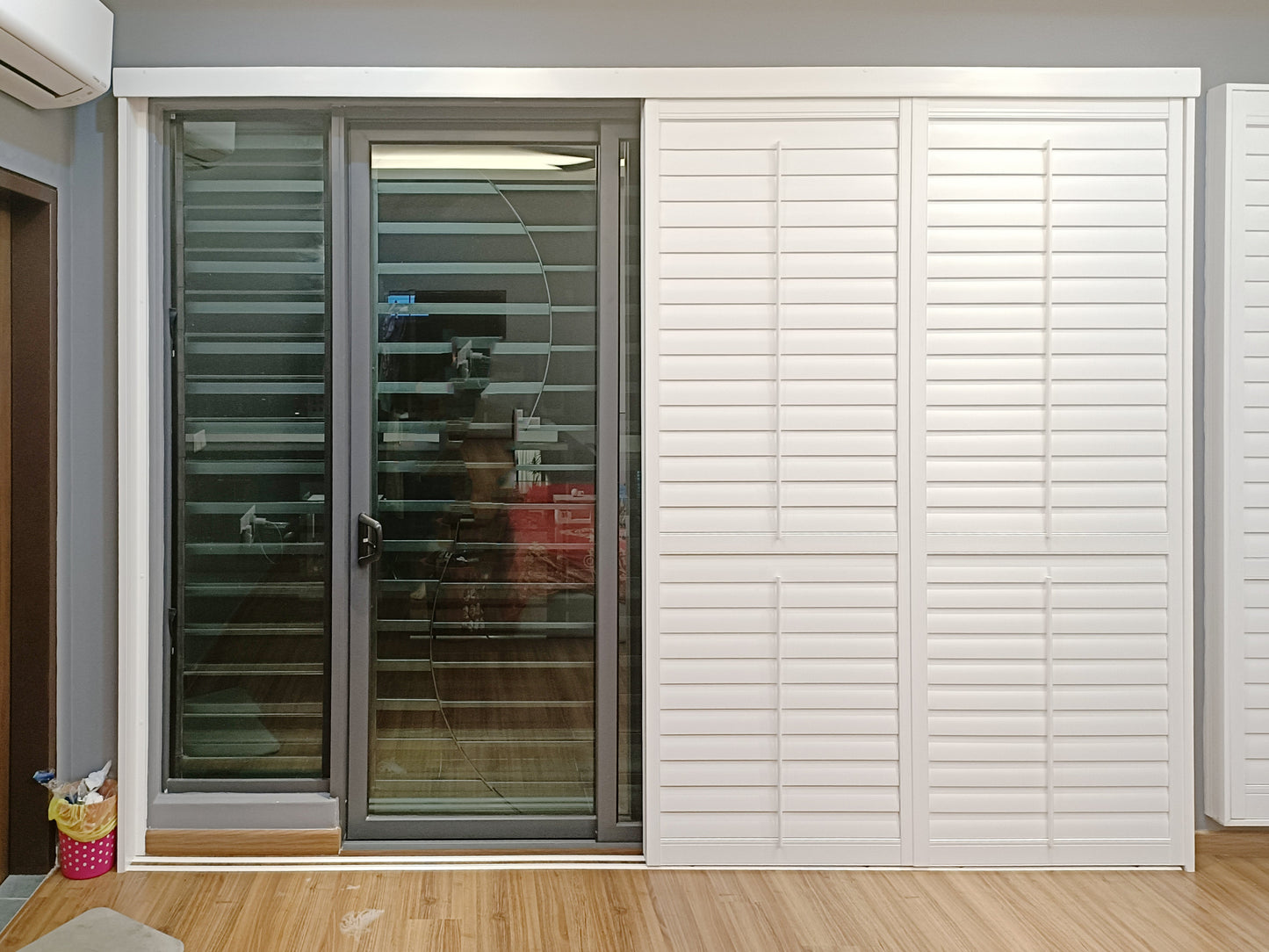 Sliding Door Vinyl Shutter by The Acrylic Factory Sdn Bhd | The Acrylic Factory Sdn Bhd