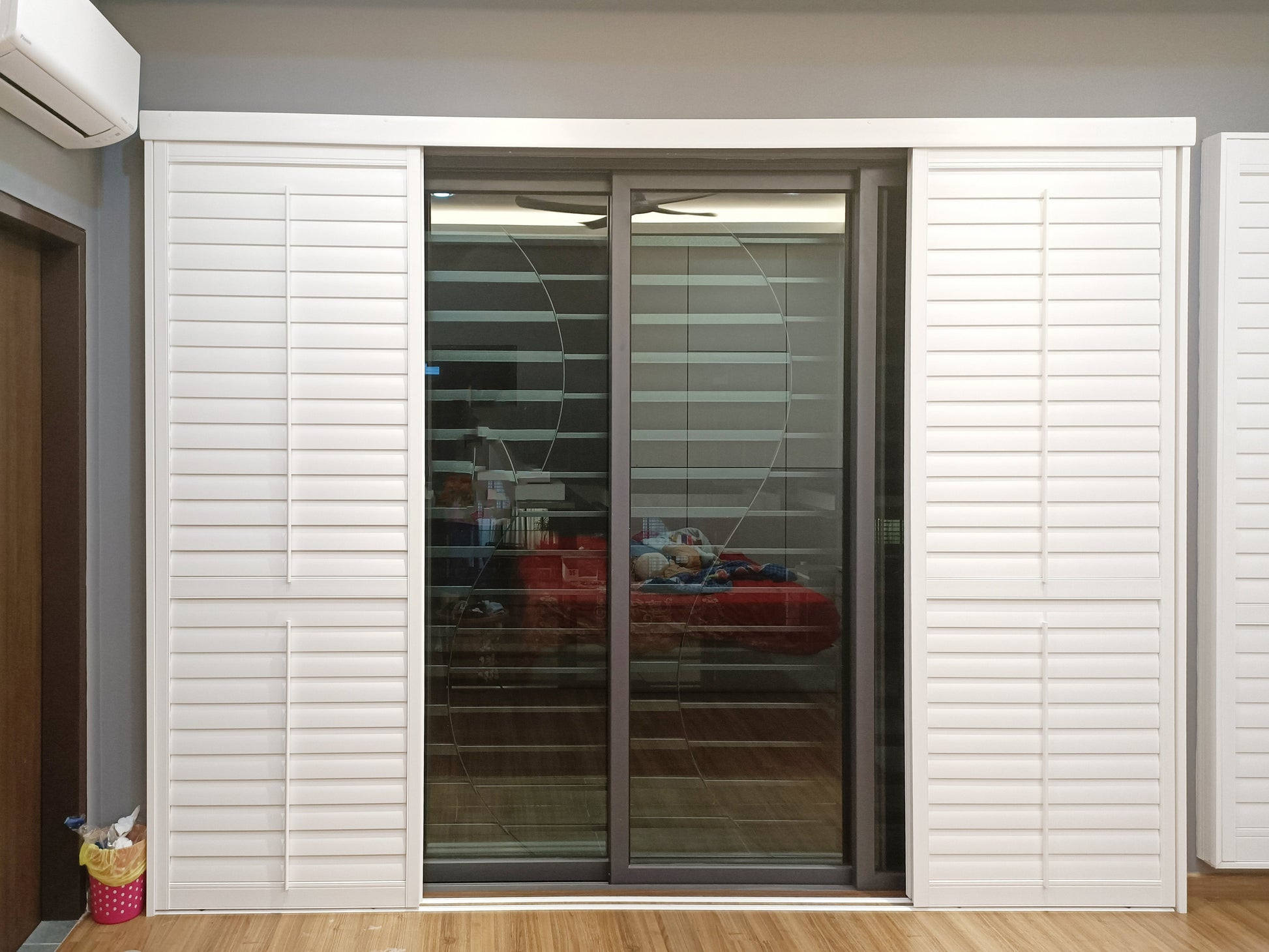 Sliding Door Vinyl Shutter by The Acrylic Factory Sdn Bhd | The Acrylic Factory Sdn Bhd