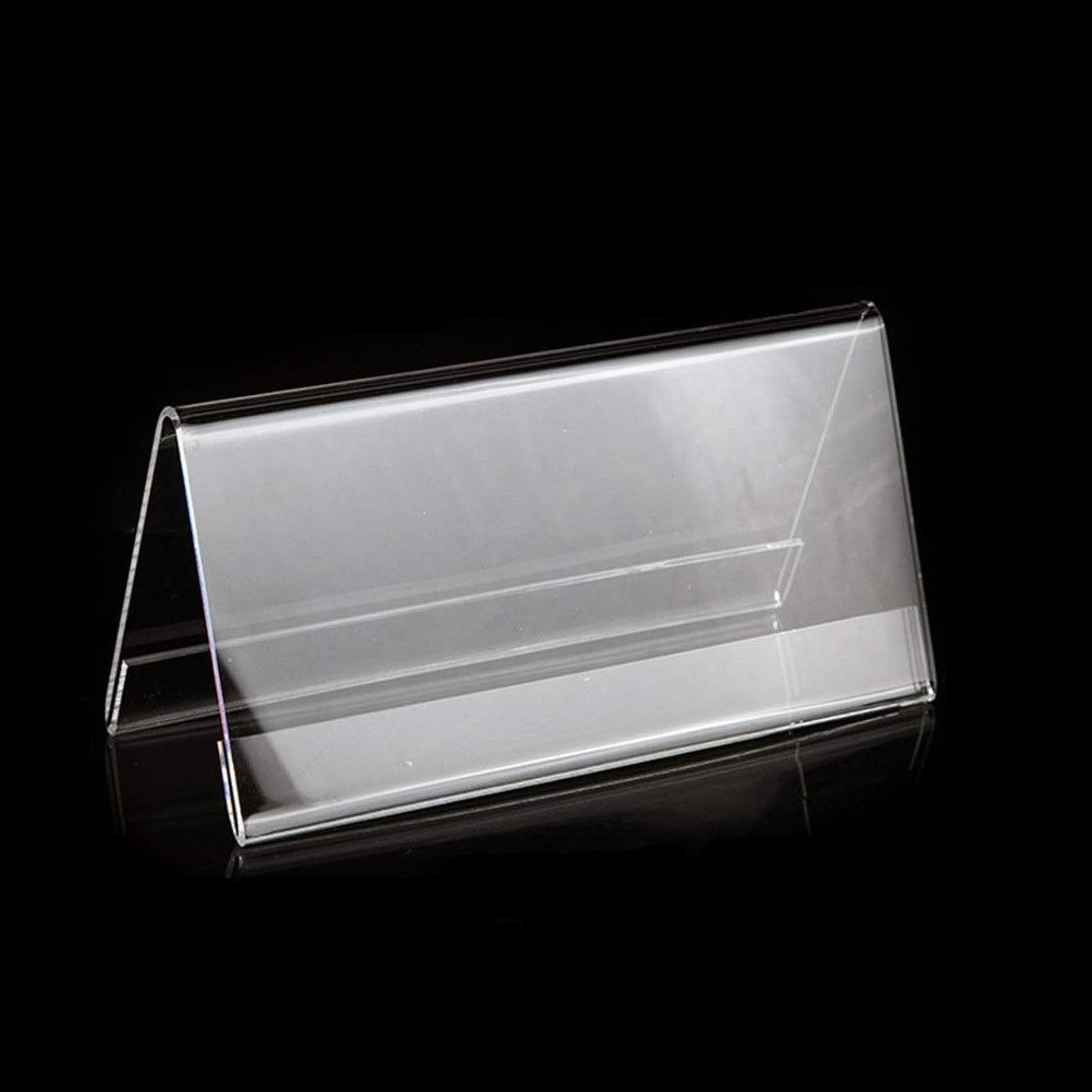 V Shape Sign/Price Tag Holder – The Acrylic Factory Sdn Bhd